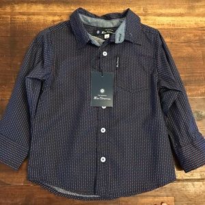Ben Sherman polka dot Button Down shirt 2t